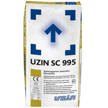 Цементная тонкая стяжка UZIN SC 995