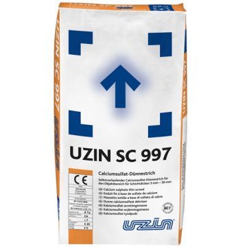 Кальциево-сульфатная тонкая стяжка UZIN SC 997